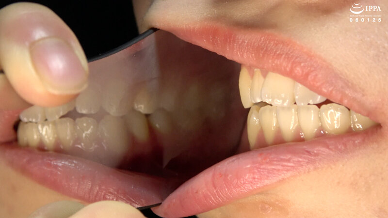 「【口内・歯】人気女優 江澄ゆゆチャンの激レア口内・のどちんこ観察！」江澄ゆゆ