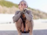 ド変態ギャルビッチの露出ごっくん募金活動